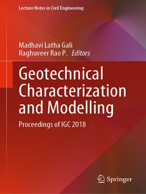 cover image of Geotechnical Characterization and Modelling